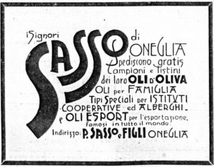 1901_01 - Annunci Olio Sasso