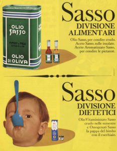 1964 annunci pubblicitari olio sasso