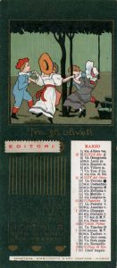 Marzo_1902 Calendari pubblicitari Olio Sasso