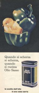 1968 annunci pubblicitari olio sasso