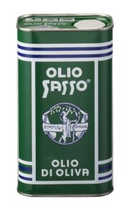 anni 80 Latta Olio Sasso