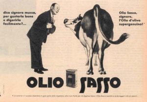 1959 annunci Olio Sasso mucca