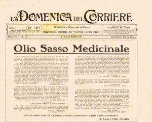 anni'10 - Annunci Olio Sasso medicinale