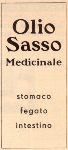 anni'10 - Annunci Olio Sasso Medicinale